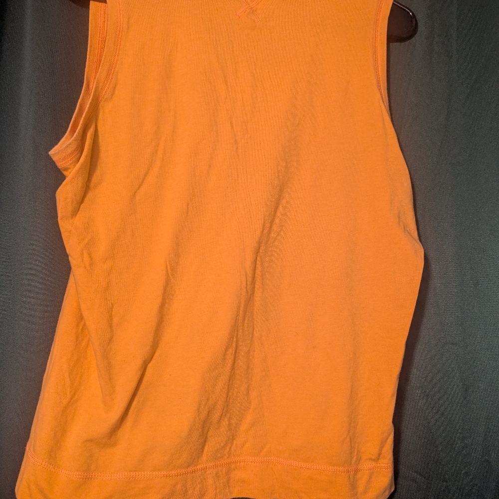 Nike Orange Sleeveless Tank Top - Picture 3 of 5